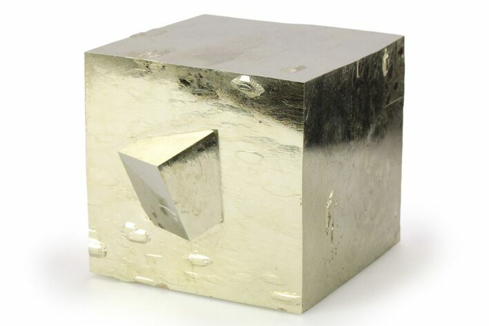 Natural Pyrite Cube Cluster - Spain #253825